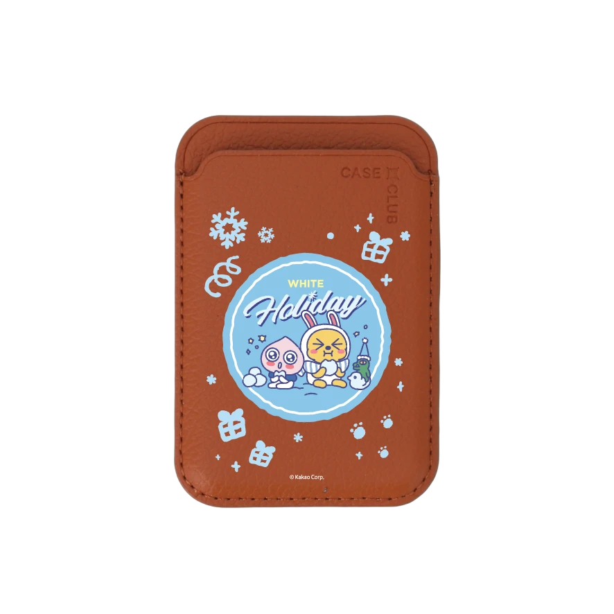 brown wallet magsafe kakao friends snowflake